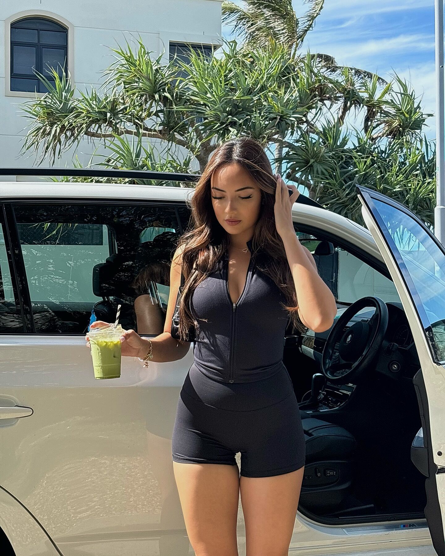 Serenity Active Zip Tank | Black