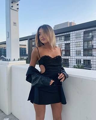 jane mini dress The Jane Mini Dress in Black