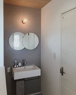 サークルミラー SUSメタ サークル 500(FU14171)｜洗面所・水回りの通販｜ミラタップ