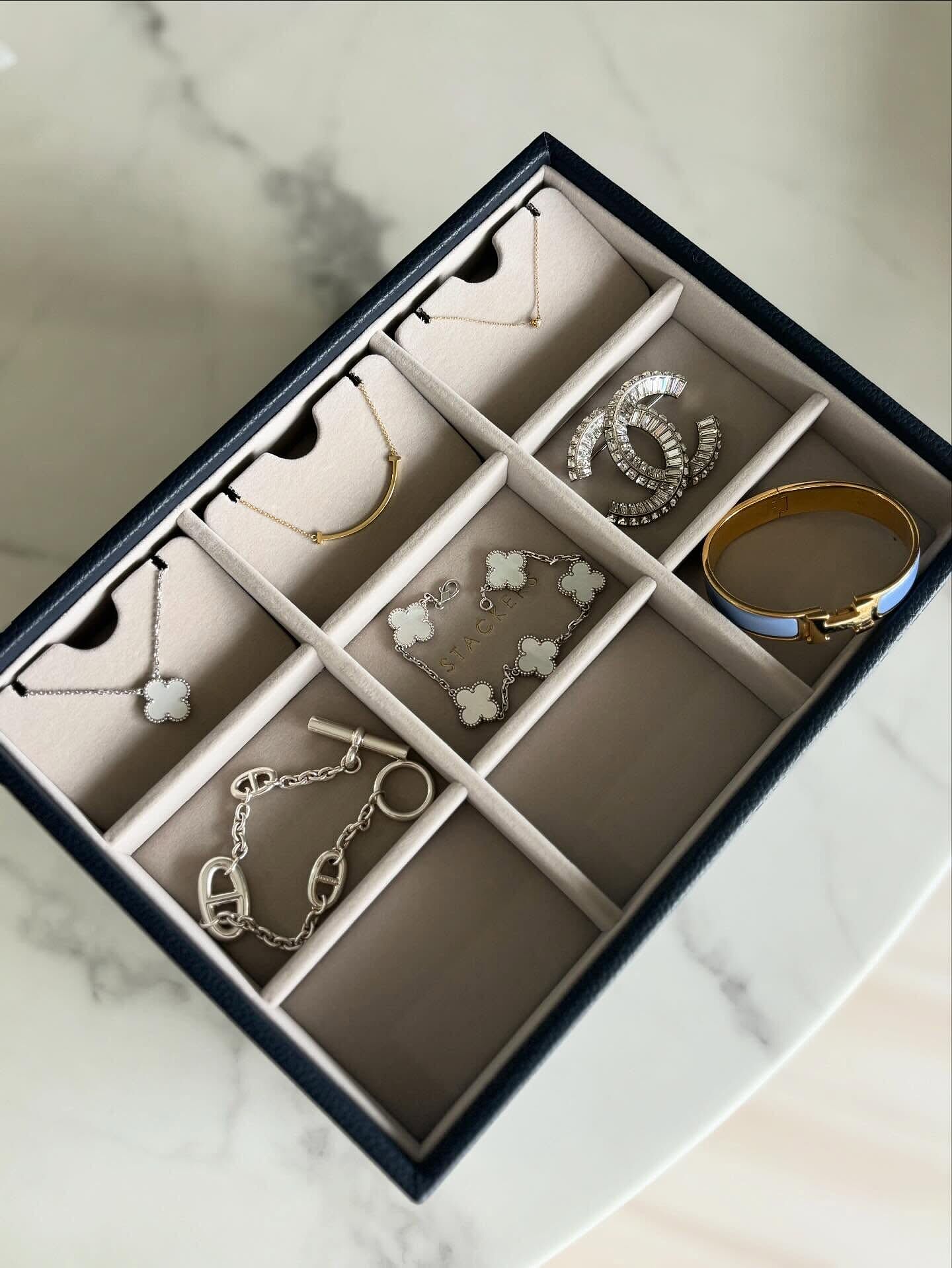 Classic Jewellery Box 3sec ラベンダー – STACKERS LONDON