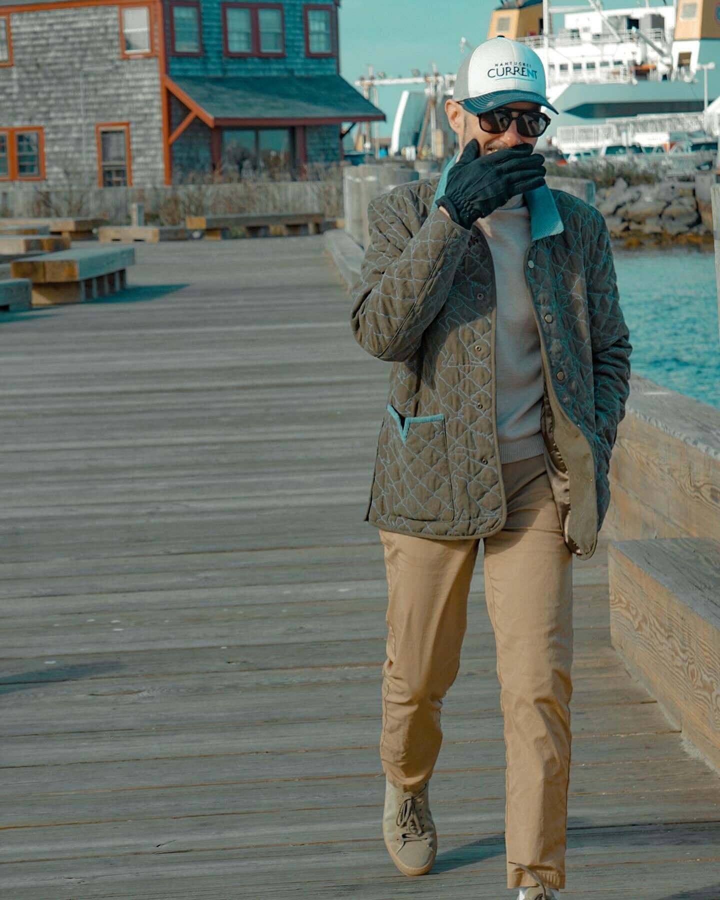 ジャケット・アウター semoh Switching quilting jacket ジャケット・アウター semoh Switching quilting jacket semoh