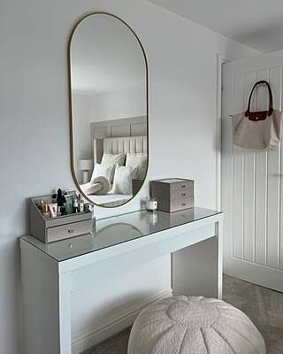 Taupe Makeup Organiser