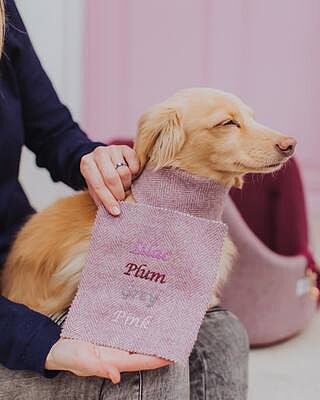 Pink Herringbone Luxury Dog Carrier NEW!!