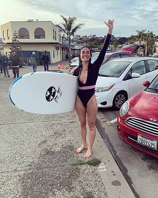 Limited Edition Nazare L/S Zip-Up Surf One Piece | JOLYN