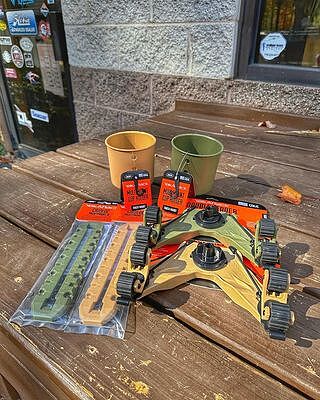 アウトドア その他 YakAttack® DoubleHeader with Dual RotoGrip Paddle Holders - Kayak 