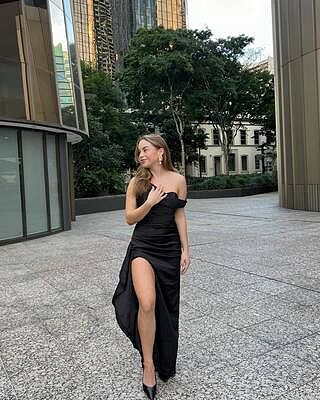 off one shoulder shirt dress Brown One-Off Shoulder Top With Mini Skirt Co-Ord Set