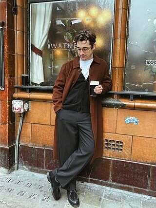 Minnesota Overcoat | Wool | Espresso Brown | Percival Menswear