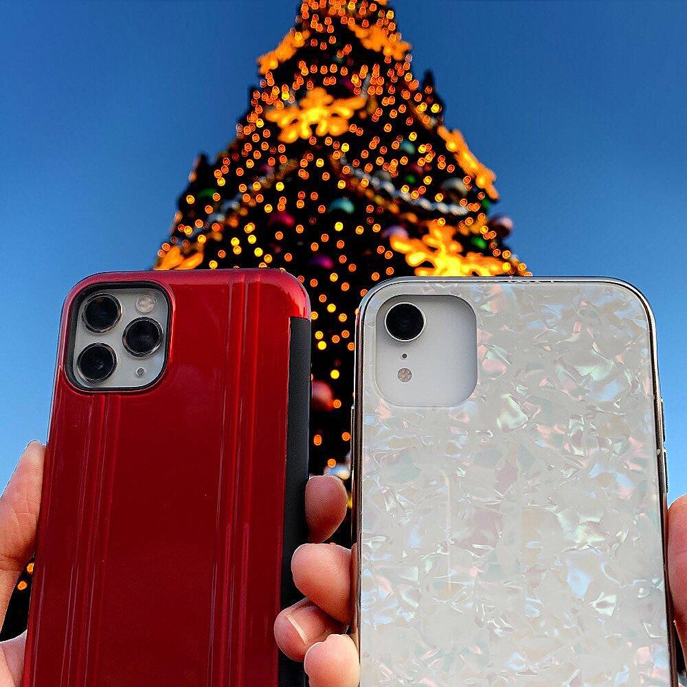 iPhone11/XR ケース】Glass Shell Case for iPhone11 (gold) UNiCASE 