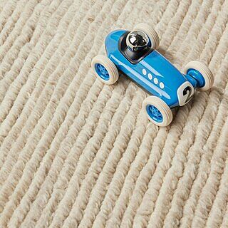 Errol Hand Knotted Wool Rug - Natural & Grey