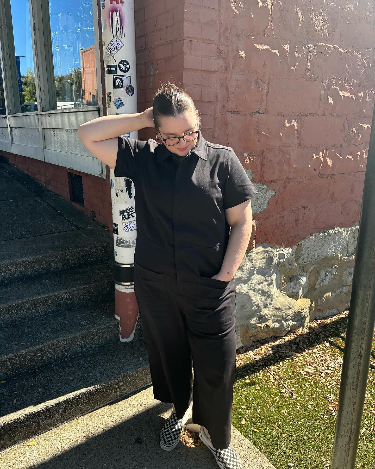 Kate Stretch Cotton Twill Jumpsuit - Black – Universal Standard