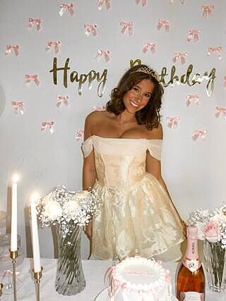 Lusting Off Shoulder Mini Dress Cream