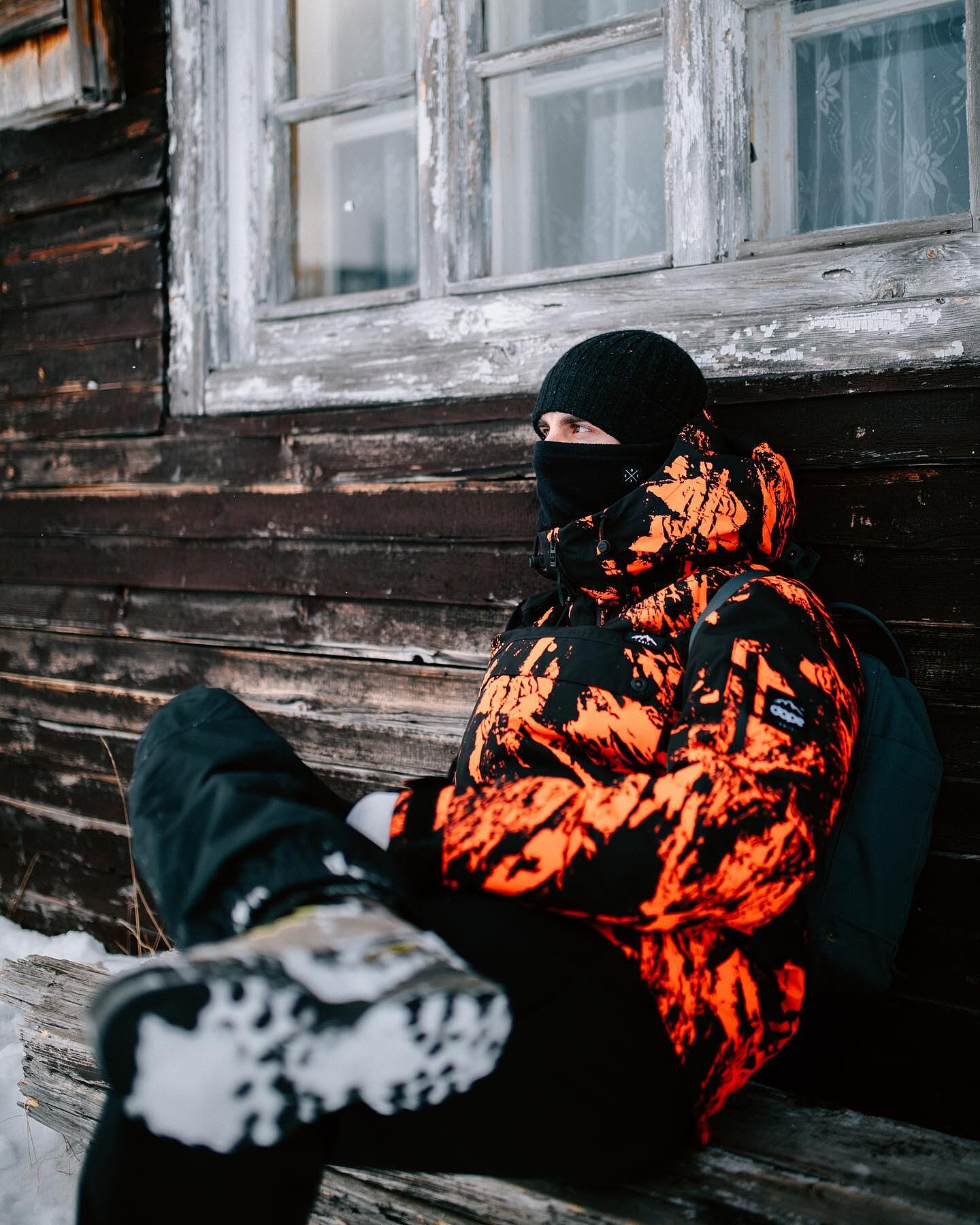 Dope Annok Ski Jacket Men Paint Orange | Dopesnow.com
