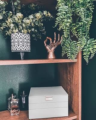 Pebble Grey Classic Jewellery Box
