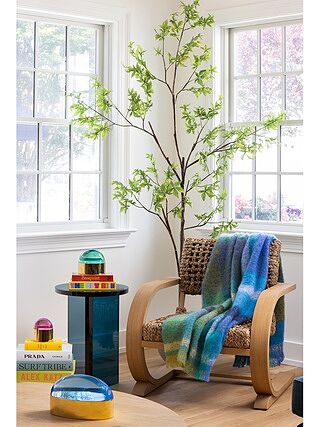 Large Globo Box in Acrylic and Brass | Jonathan Adler