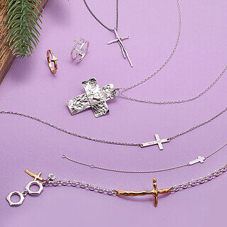 アクセサリー Silver Vintage Wl Cross PD Cross Jewelry Collection at Silver Vintage Jewelry