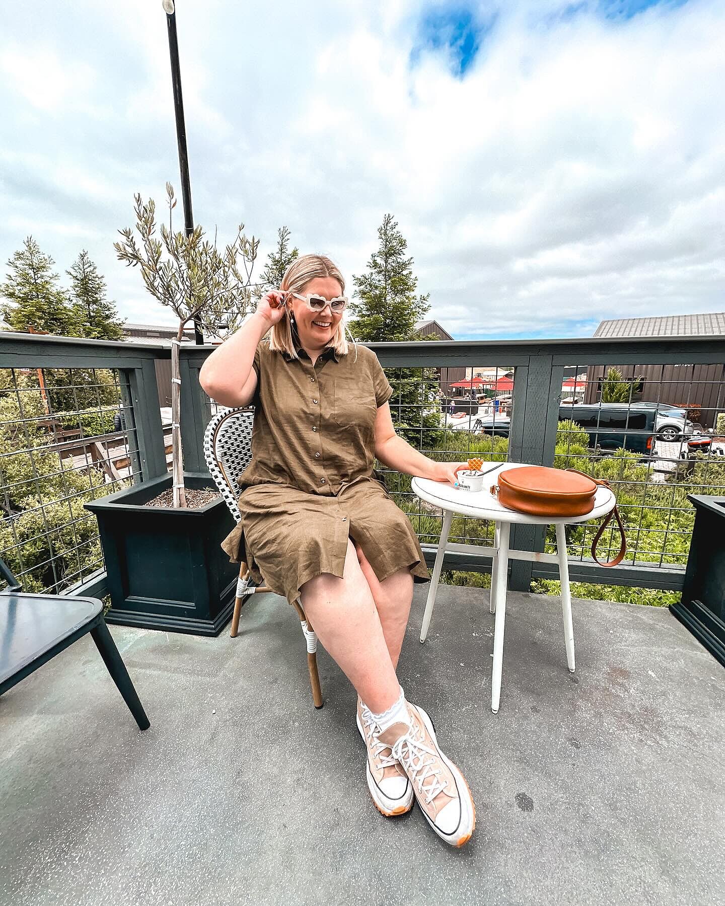 Dune Linen Shirtdress - Acai  Universal Standard