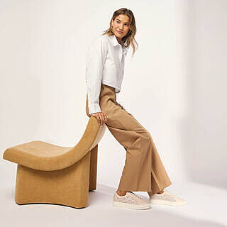 Mim IV White Tumbled Women's Sneaker | FRANKIE4