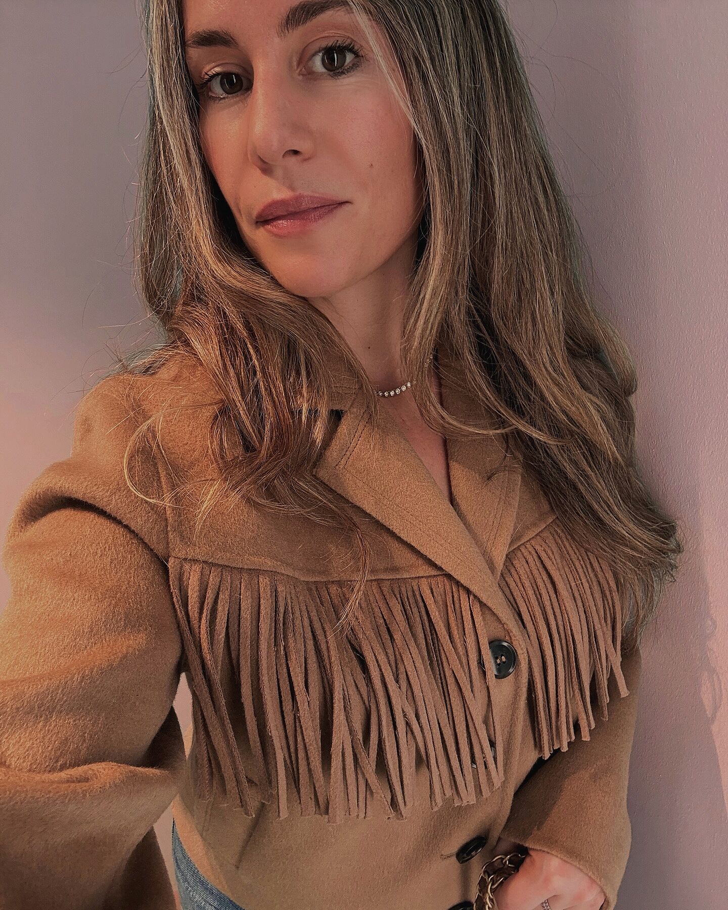 Ashleigh Wool Jacket in Brown Camel | RIXO USA ⋆