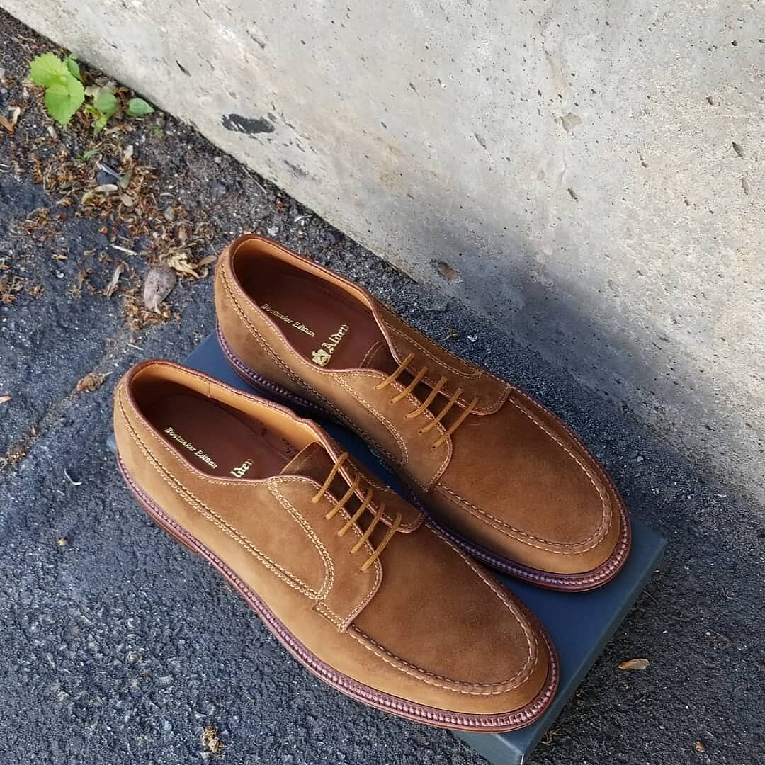 Alden Men's 73993 - Ranger Mocc Suede Handsewn - Snuff Suede Alden Men's 73993 - Ranger Mocc Suede Handsewn - Snuff Suede