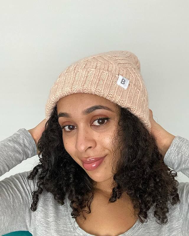 Silk Lined Cashmere Blend Beanie