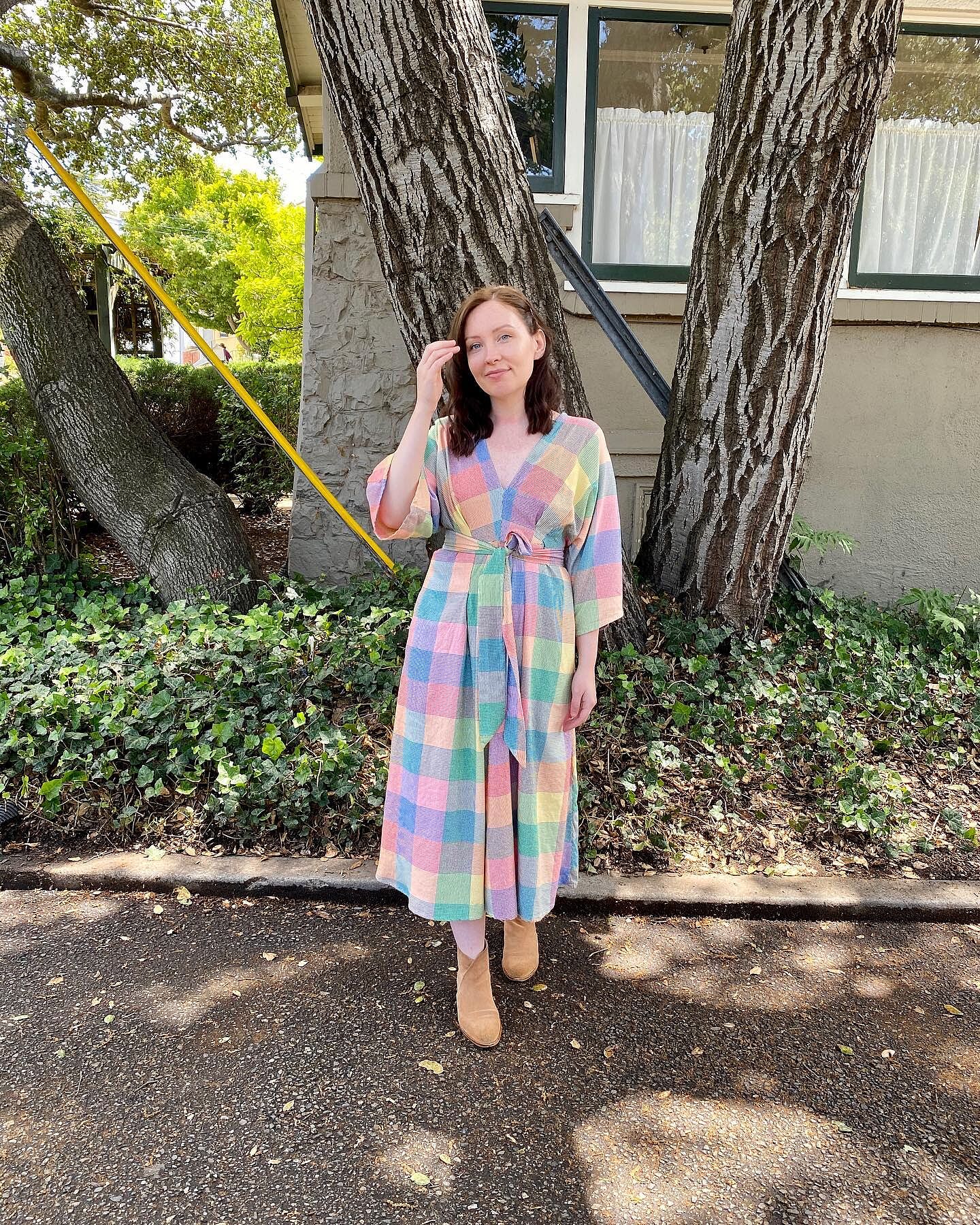 Vogue Patterns V1735 Misses' Deep-V Kimono-inspired Dresses with