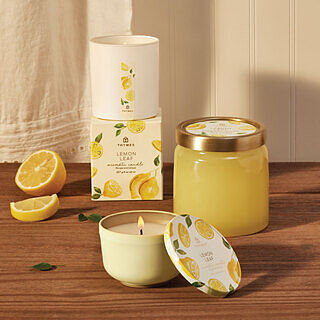 Lemon Leaf Sink Set | Hand Soap + Lotion | Thymes