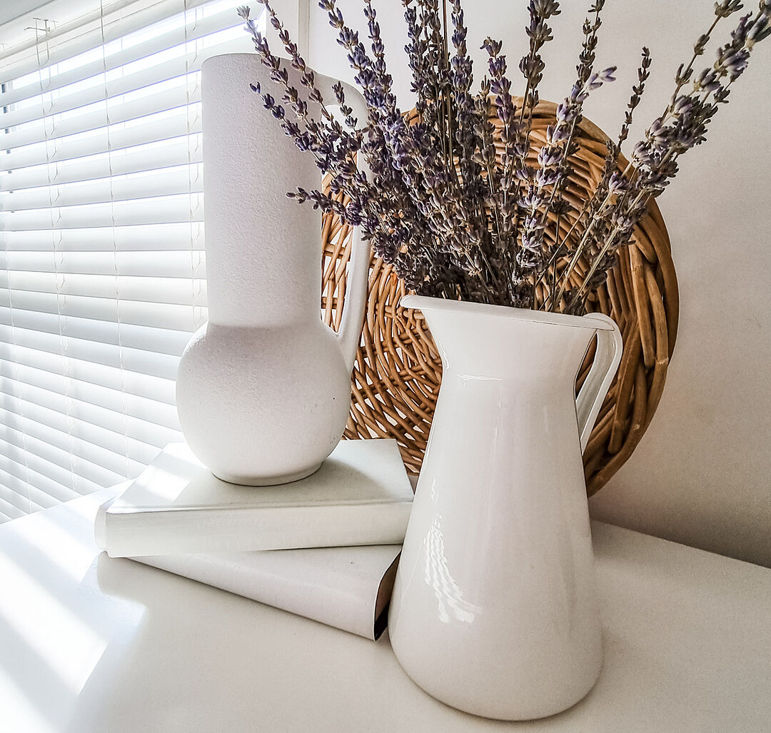 Ikea Sockerart Jugs Vase Rustic White 22 cm Tall 