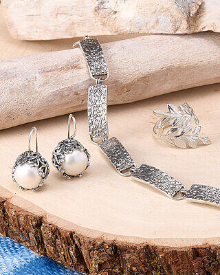 Silpada 'Closer Than Ever' Sterling Silver Freshwater Pearl