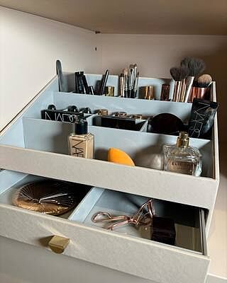 Taupe Supersize Makeup Drawer