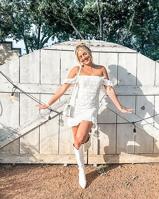 Verona Off-Shoulder Ruffle Mini Dress White | Selfie Leslie Australia