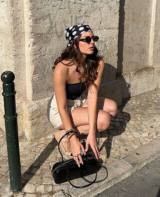 TOP HANDLE SHOULDER BAG
