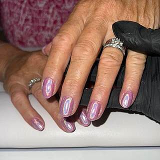 Silver metallic nail stickers discount
