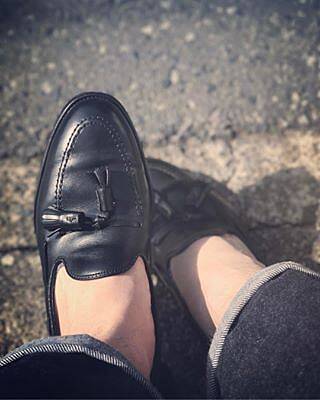 Alden 660 - Tassel Loafer - Black Calfskin - The Shoe Mart