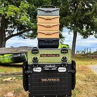 YakAttack® BlackPak Pro Kayak Fishing Crate 16