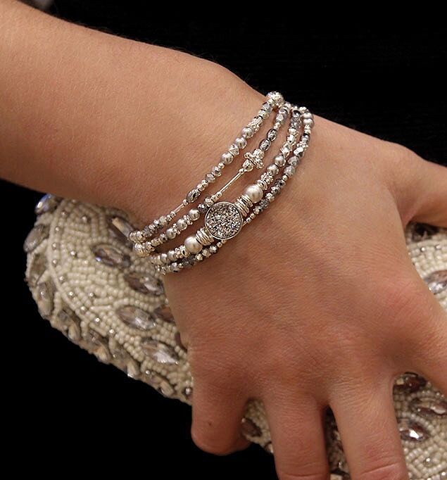 Baltics Beaded Stretch Medical ID Bracelet | Lauren's Hope