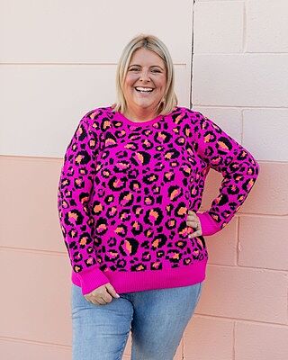 Frankie Knit In Pink Leopard by Kasey Rainbow