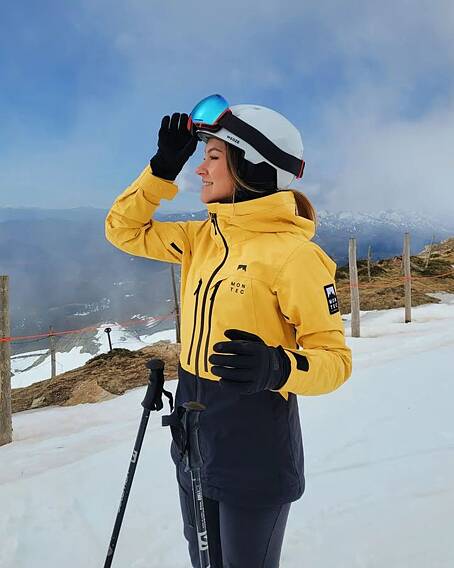 Yellow 2025 ski suit