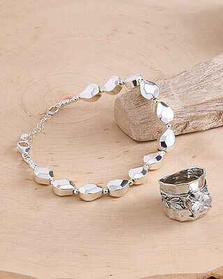 Silpada 'Stronger Than Ever' Sterling Silver White Cubic Zirconia