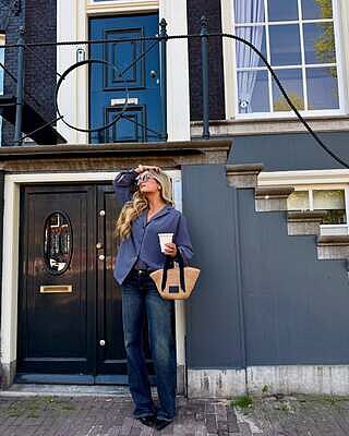 Celayne Mini Straw Tote Bag