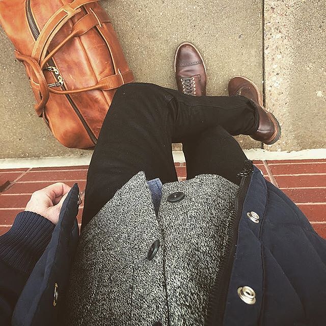 alden perforated cap toe boot