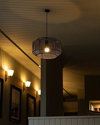 Henley Wall Light - Natural Cotton Shade