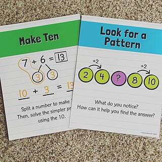 Carson Dellosa – Mini Posters: Test-Taking Strategies, Classroom Décor, 12 Pieces: 9781483856391