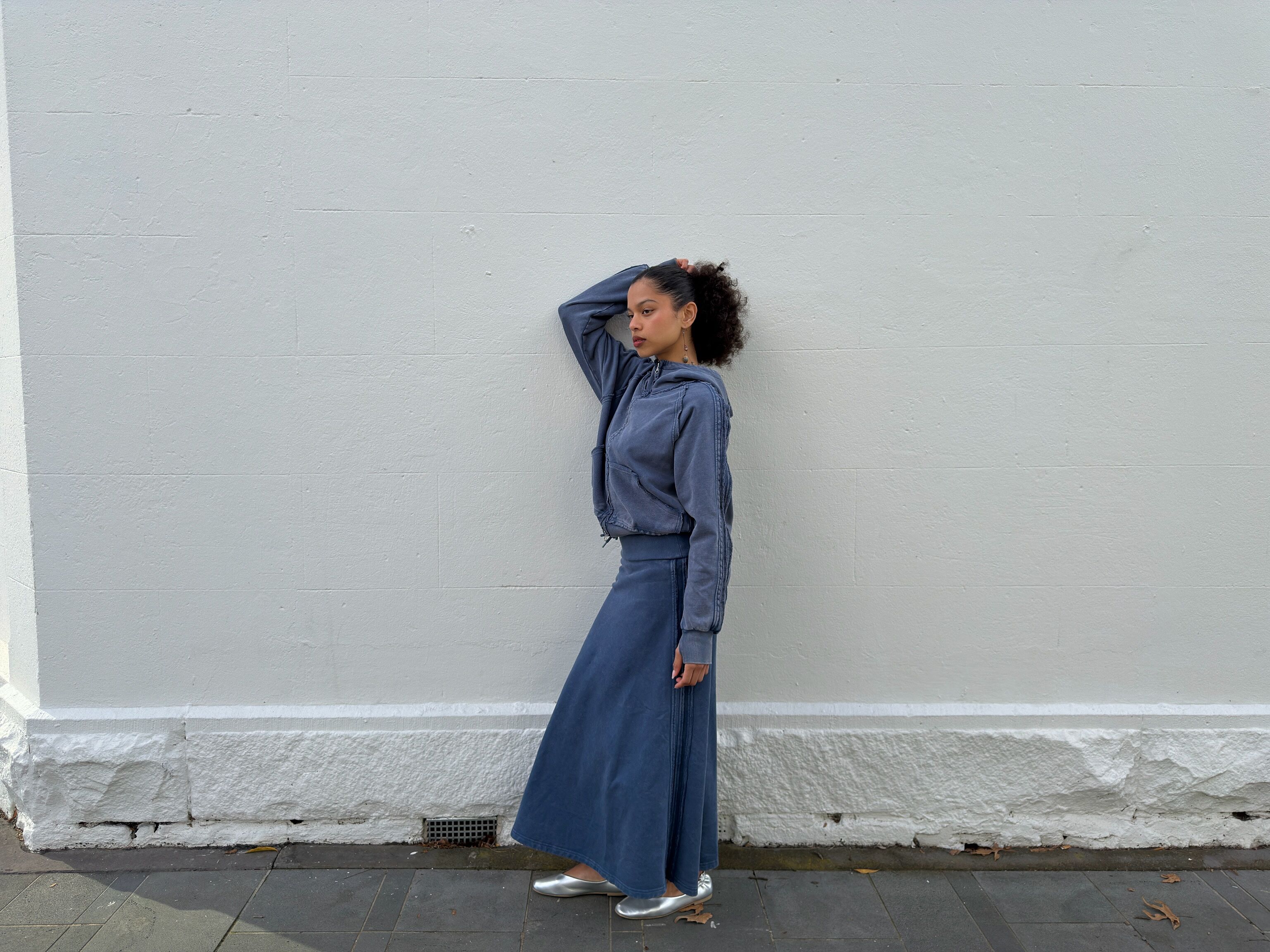 Track Skirt - Sky Acid Wash – Pinky & Kamal