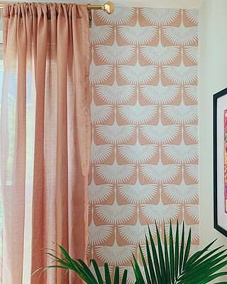 Feather Flock Peel and Stick Wallpaper By Genevieve Gorder