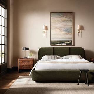 Channel-Stitch Hide Lumbar Pillow Cover