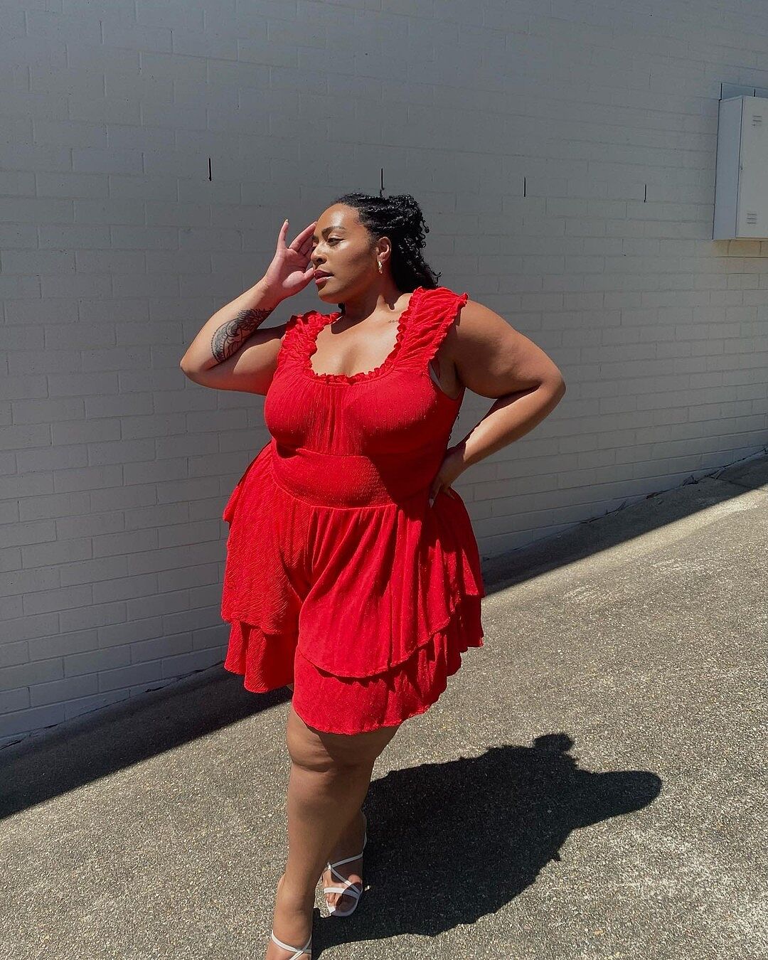 The Love Galore Romper White Curve | Princess Polly