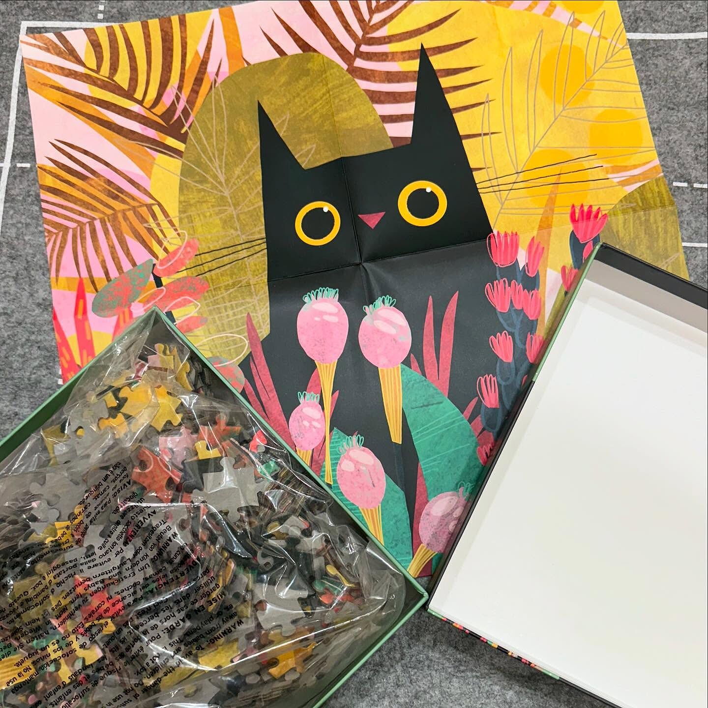 500 PIECE PUZZLE: BLACK CAT