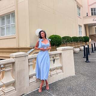 knee length dresses for ladies LORIA MIDI DRESS main image 0