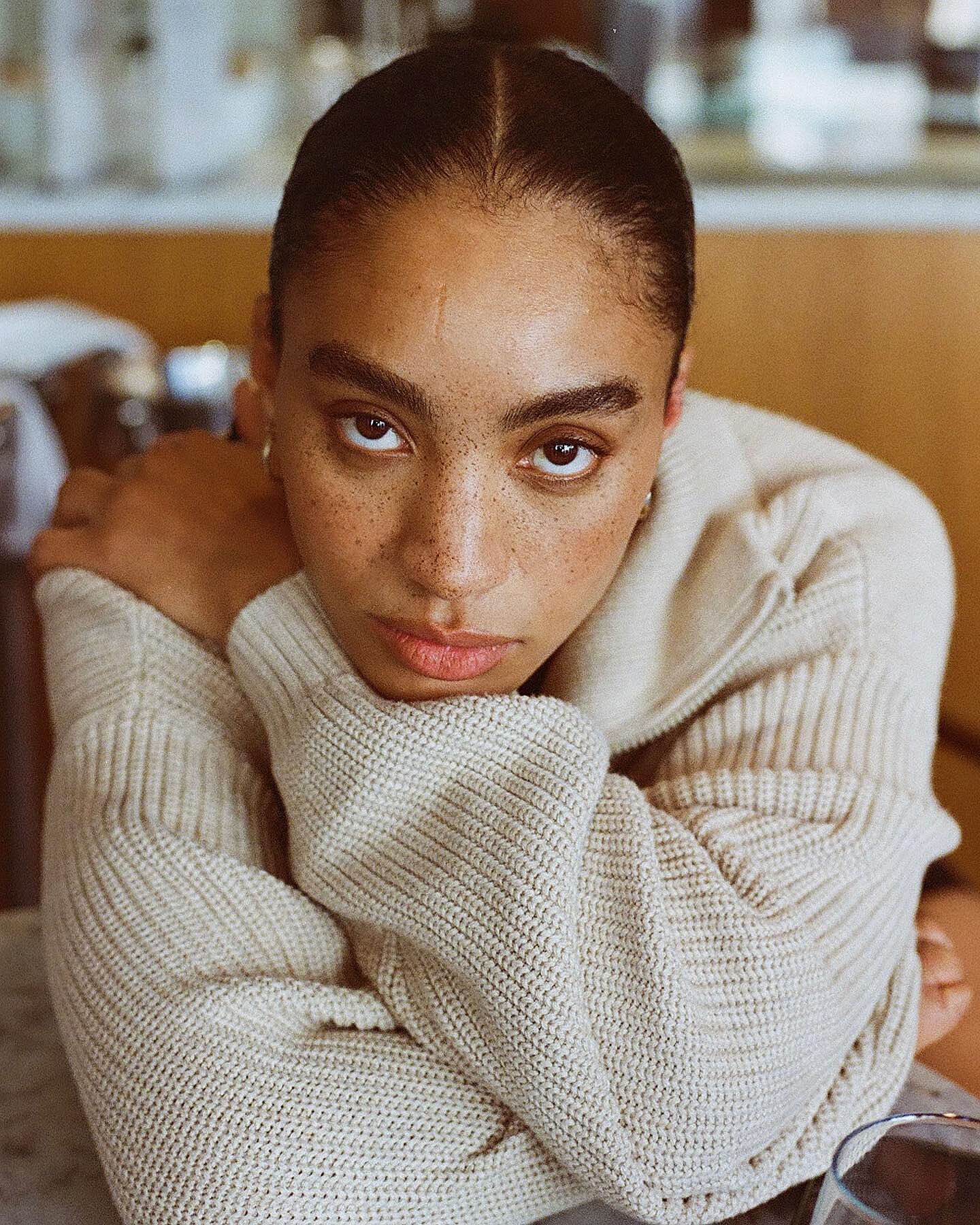 サルセーションOversized Knitted Sweate ライトグレー色 サルセーションOversized Knitted Sweate ライトグレー色