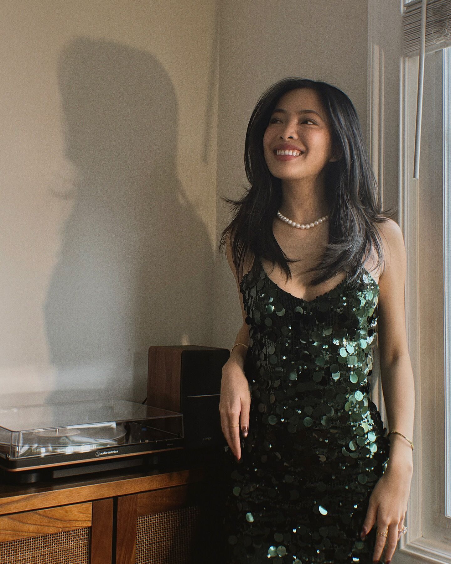 my jewel mini dress forest green dark green Forest Green Sequin Halterneck Mini Dress
